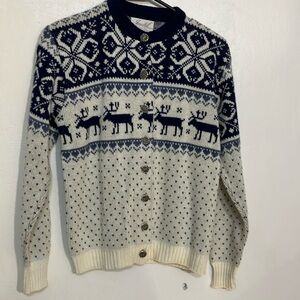 Vintage 1950’s 1960’s orlon acrylic argyle sweater from Neehah Wisconsin M 36